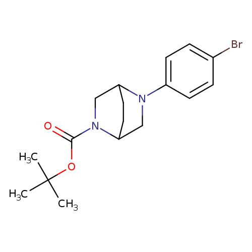 tert-butyl 5-(4-bromophenyl)-2,5-diazabicyclo[2.2.2]octane-2-carboxylate