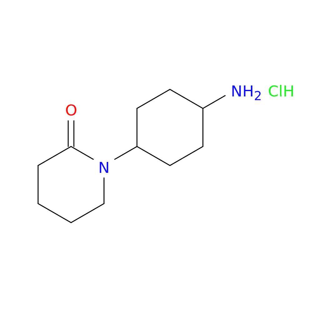 1-(4-aminocyclohexyl)piperidin-2-one hydrochloride
