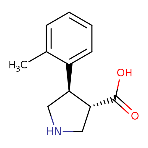 Trans-4-o-tolylpyrrolidine-3-carboxylic acid-hcl
