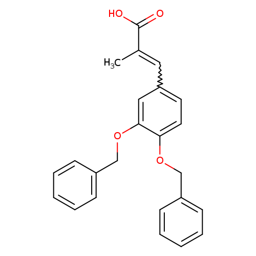 3-[3,4-bis(benzyloxy)phenyl]-2-methylprop-2-enoic acid