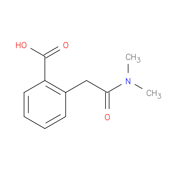 2-[(dimethylcarbamoyl)methyl]benzoic acid