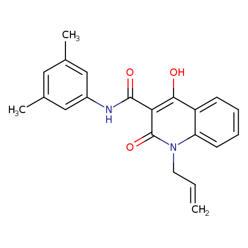 N-(3,5-dimethylphenyl)-4-hydroxy-2-oxo-1-(prop-2-en-1-yl)-1,2-dihydroquinoline-3-carboxamide