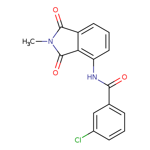 3-chloro-N-(2-methyl-1,3-dioxo-2,3-dihydro-1H-isoindol-4-yl)benzamide