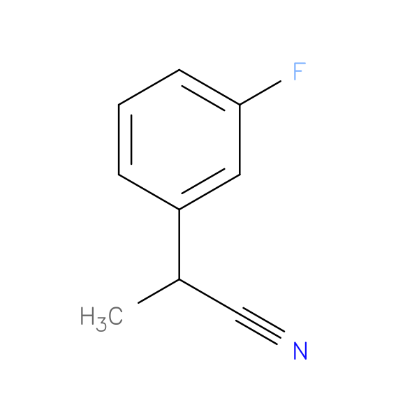 2-(3-fluorophenyl)propanenitrile