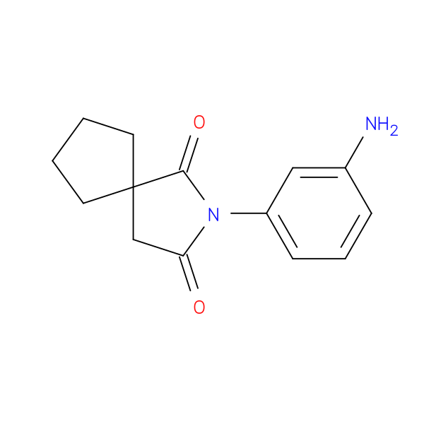 2-(3-aminophenyl)-2-azaspiro[4.4]nonane-1,3-dione