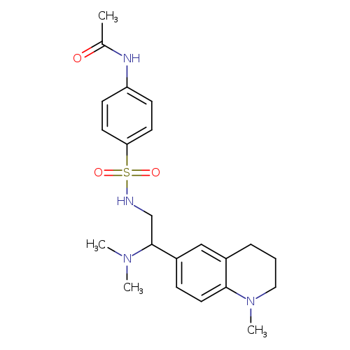 N-(4-{[2-(dimethylamino)-2-(1-methyl-1,2,3,4-tetrahydroquinolin-6-yl)ethyl]sulfamoyl}phenyl)acetamide