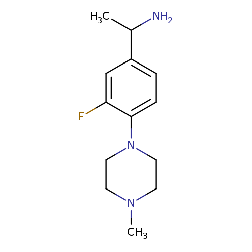 1-[3-Fluoro-4-(4-methylpiperazin-1-yl)phenyl]ethan-1-amine