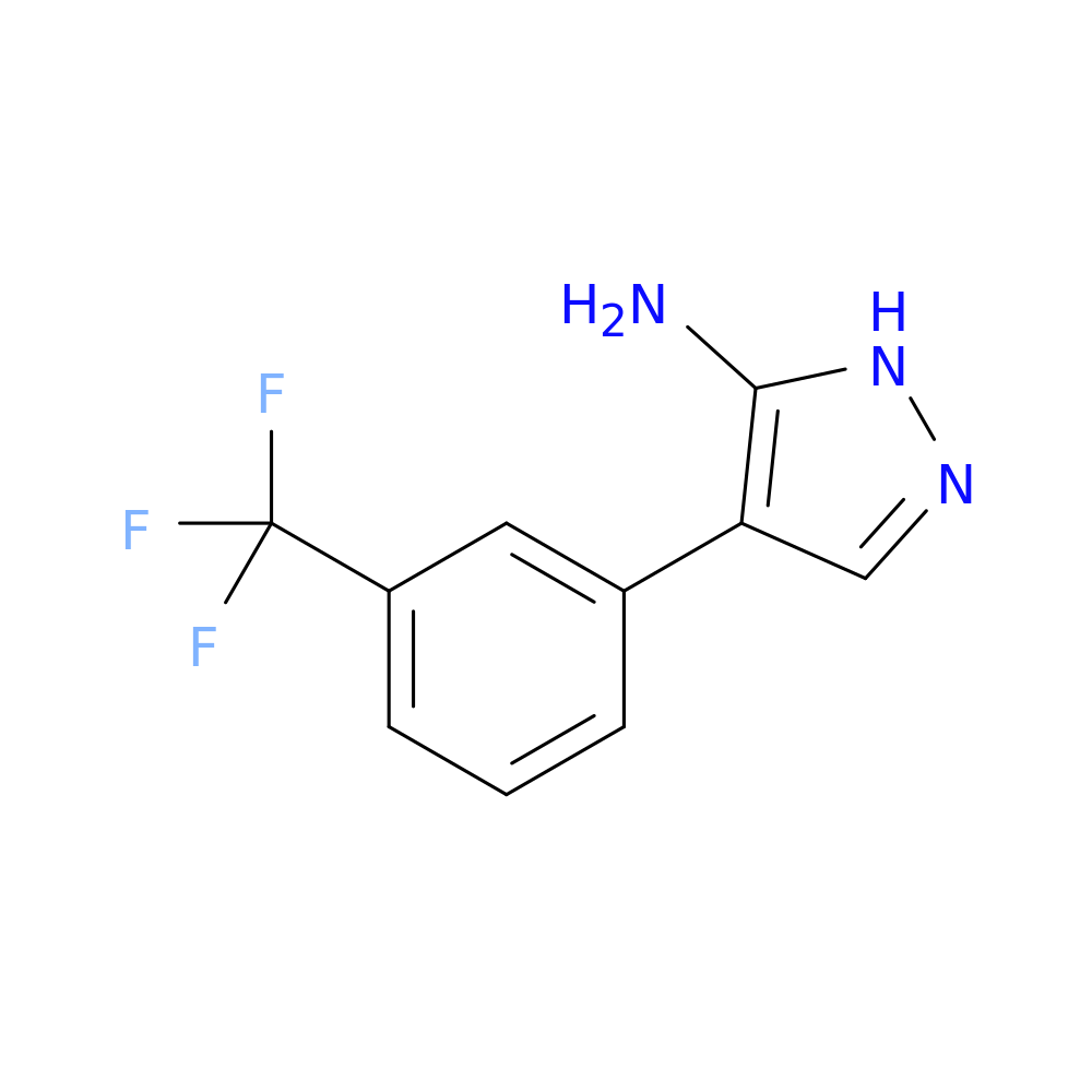 4-[3-(Trifluoromethyl)phenyl]-2H-pyrazol-3-amine