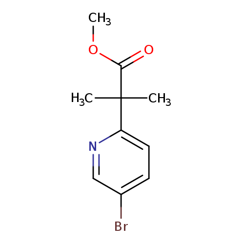 methyl 2-(5-bromopyridin-2-yl)-2-methylpropanoate