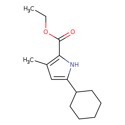 Ethyl 5-cyclohexyl-3-methyl-1H-pyrrole-2-carboxylate
