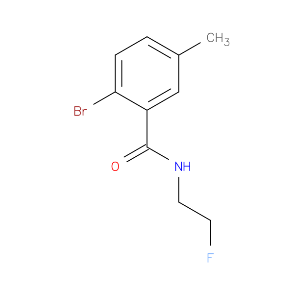 2-bromo-N-(2-fluoroethyl)-5-methylbenzamide