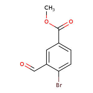 Benzoic acid, 4-bromo-3-formyl-, methyl ester