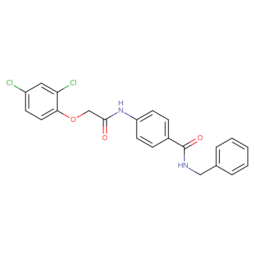 N-benzyl-4-{[(2,4-dichlorophenoxy)acetyl]amino}benzamide