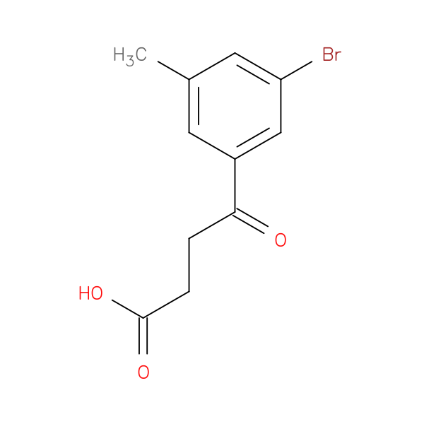 4-(3-BROMO-5-METHYLPHENYL)-4-OXOBUTYRIC ACID