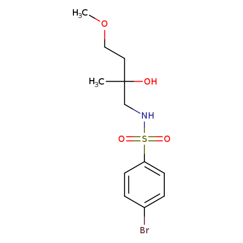 2-[(4-bromobenzenesulfonamido)methyl]-4-methoxybutan-2-ol