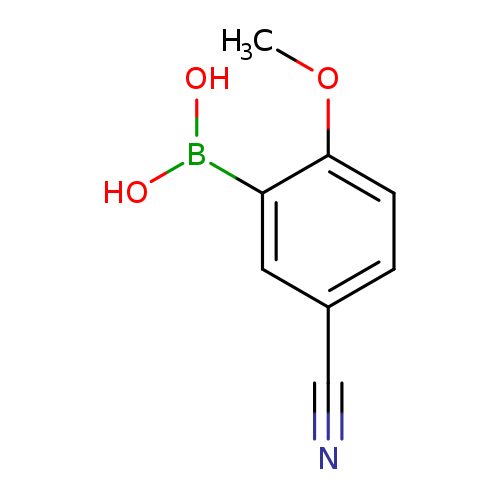 Boronic acid, (5-cyano-2-methoxyphenyl)- (9CI)