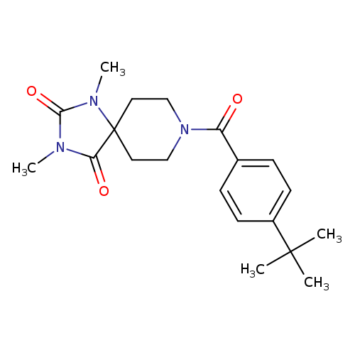 8-(4-tert-butylbenzoyl)-1,3-dimethyl-1,3,8-triazaspiro[4.5]decane-2,4-dione
