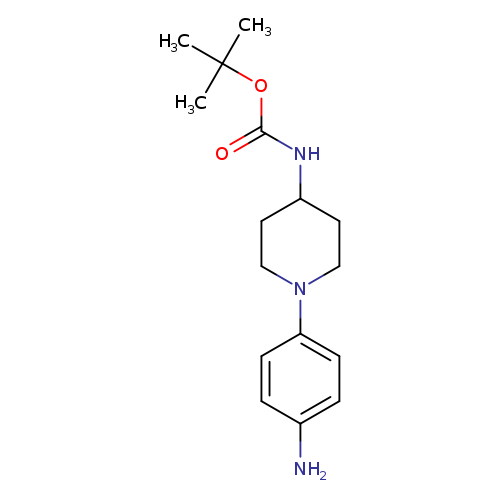 tert-butylN-[1-(4-aminophenyl)piperidin-4-yl]carbamate