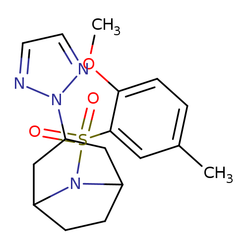 8-(2-methoxy-5-methylbenzenesulfonyl)-3-(2H-1,2,3-triazol-2-yl)-8-azabicyclo[3.2.1]octane
