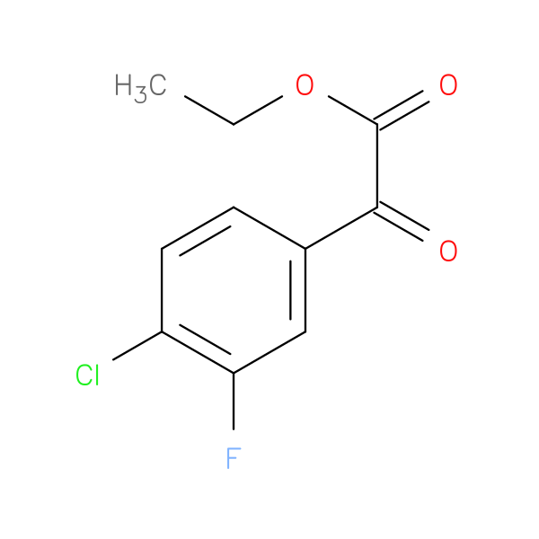 ETHYL 4-CHLORO-3-FLUOROBENZOYLFORMATE