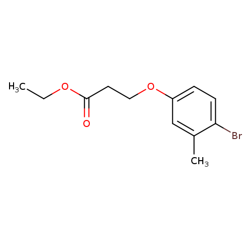 Ethyl 3-(4-bromo-3-methylphenoxy)propanoate