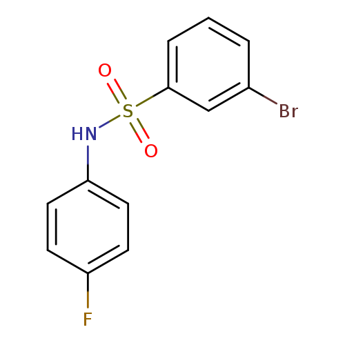 3-Bromo-n-(4-fluorophenyl)benzenesulfonamide