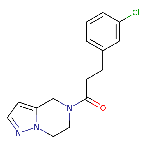 3-(3-chlorophenyl)-1-{4H,5H,6H,7H-pyrazolo[1,5-a]pyrazin-5-yl}propan-1-one