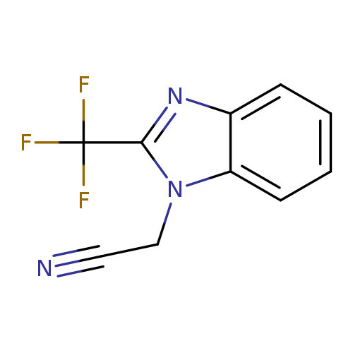 2-[2-(trifluoromethyl)-1H-1,3-benzodiazol-1-yl]acetonitrile