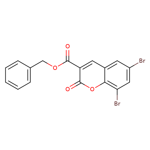 benzyl 6,8-dibromo-2-oxo-2H-chromene-3-carboxylate