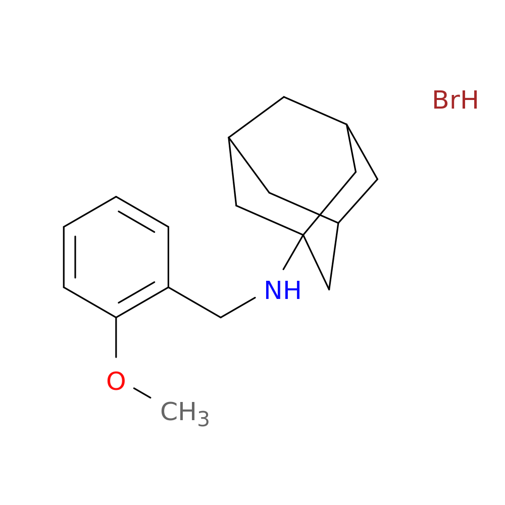 N-(2-methoxybenzyl)-1-adamantanamine hydrobromide