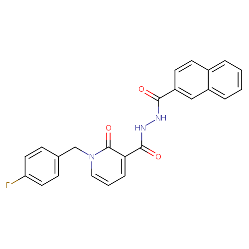 N'-{1-[(4-fluorophenyl)methyl]-2-oxo-1,2-dihydropyridine-3-carbonyl}naphthalene-2-carbohydrazide
