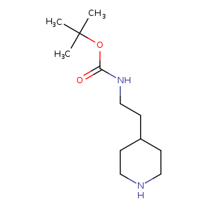 Carbamic acid, N-[2-(4-piperidinyl)ethyl]-, 1,1-dimethylethyl ester