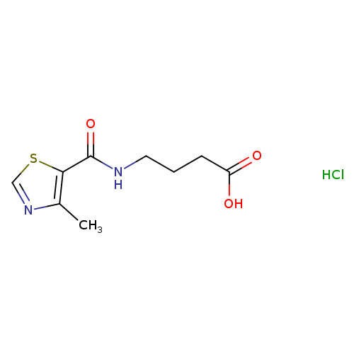 4-[(4-methyl-1,3-thiazol-5-yl)formamido]butanoic acid hydrochloride