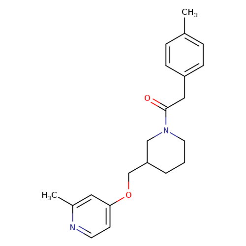 2-(4-methylphenyl)-1-(3-{[(2-methylpyridin-4-yl)oxy]methyl}piperidin-1-yl)ethan-1-one