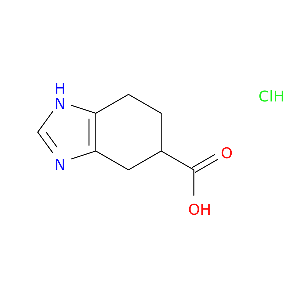 4,5,6,7-Tetrahydro-1H-benzo[d]imidazole-5-carboxylic acid hydrochloride