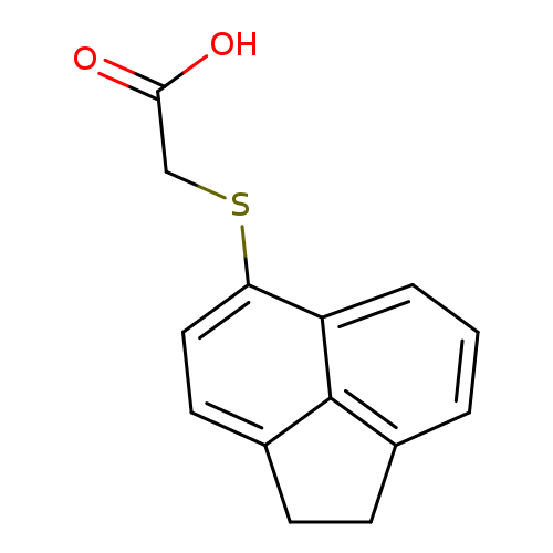 2-(1,2-dihydroacenaphthylen-5-ylsulfanyl)acetic acid