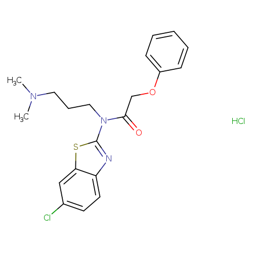 N-(6-chloro-1,3-benzothiazol-2-yl)-N-[3-(dimethylamino)propyl]-2-phenoxyacetamide hydrochloride