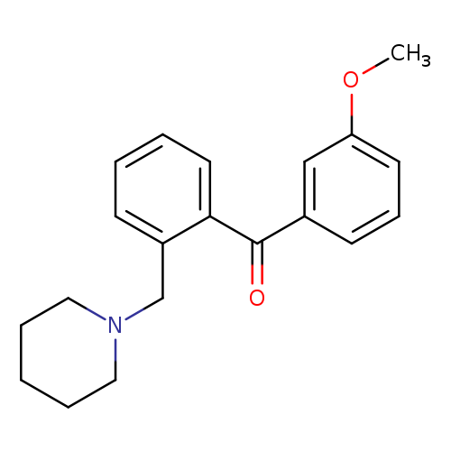 3'-Methoxy-2-piperidinomethyl benzophenone