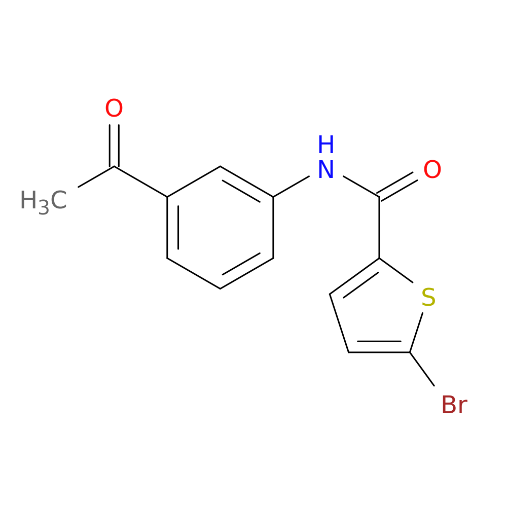 N-(3-acetylphenyl)-5-bromothiophene-2-carboxamide
