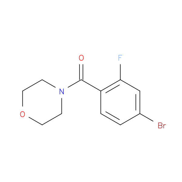 (4-Bromo-2-fluorophenyl)(morpholino)methanone