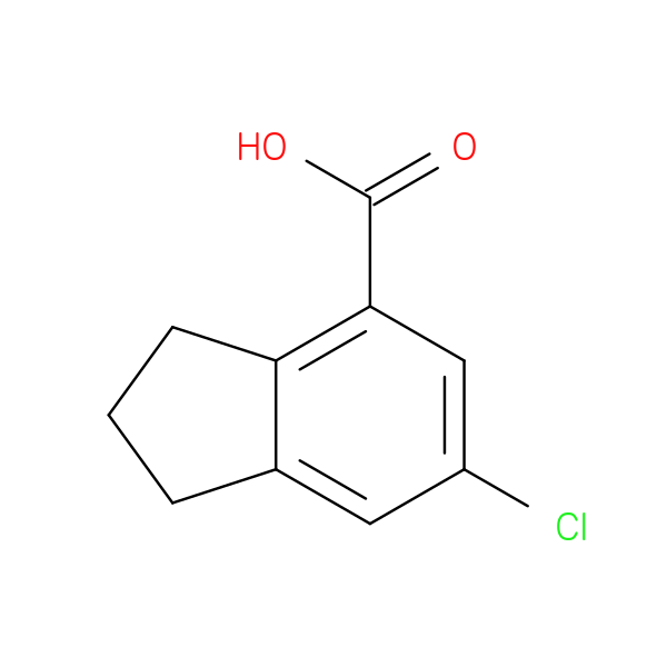 6-chloro-2,3-dihydro-1H-indene-4-carboxylic acid