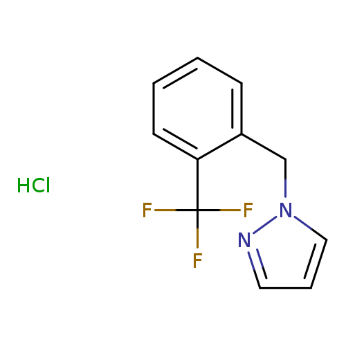 1-{[2-(trifluoromethyl)phenyl]methyl}-1H-pyrazole hydrochloride