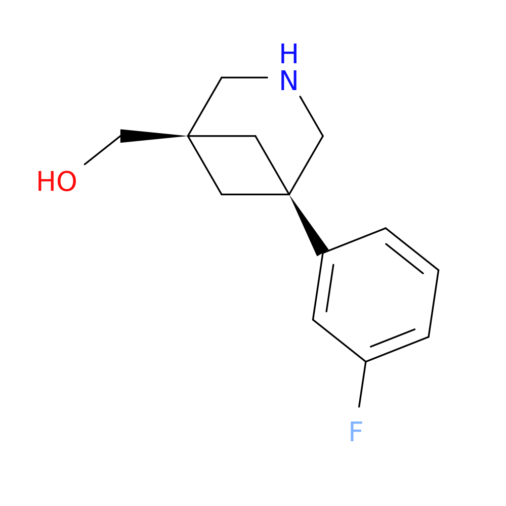 [5-(3-fluorophenyl)-3-azabicyclo[3.1.1]heptan-1-yl]methanol