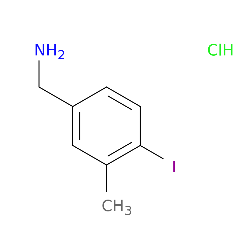 (4-Iodo-3-methylphenyl)methanamine hydrochloride