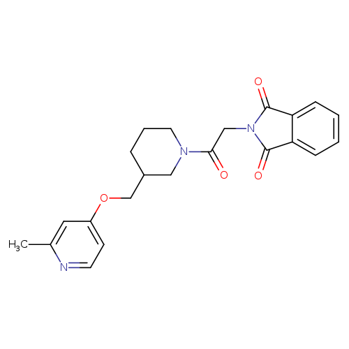 2-[2-(3-{[(2-methylpyridin-4-yl)oxy]methyl}piperidin-1-yl)-2-oxoethyl]-2,3-dihydro-1H-isoindole-1,3-dione