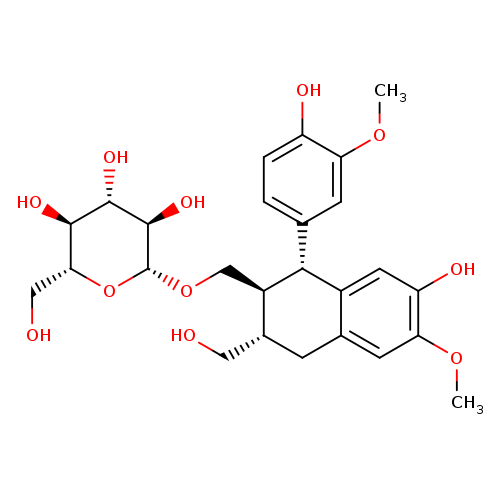 β-D-Glucopyranoside, [(1R,2S,3S)-1,2,3,4-tetrahydro-7-hydroxy-1-(4-hydroxy-3-methoxyphenyl)-3-(hydroxymethyl)-6-methoxy-2-naphthalenyl]methyl