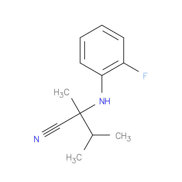 2-[(2-Fluorophenyl)amino]-2,3-dimethylbutanenitrile