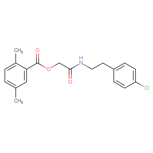 {[2-(4-chlorophenyl)ethyl]carbamoyl}methyl 2,5-dimethylbenzoate