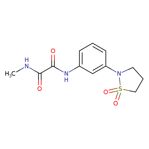 N'-[3-(1,1-dioxo-1lambda6,2-thiazolidin-2-yl)phenyl]-N-methylethanediamide