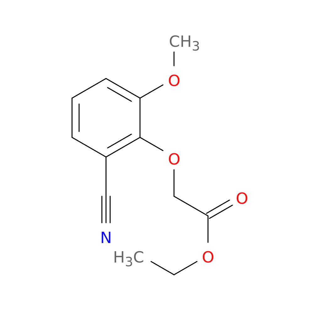 ethyl 2-(2-cyano-6-methoxyphenoxy)acetate